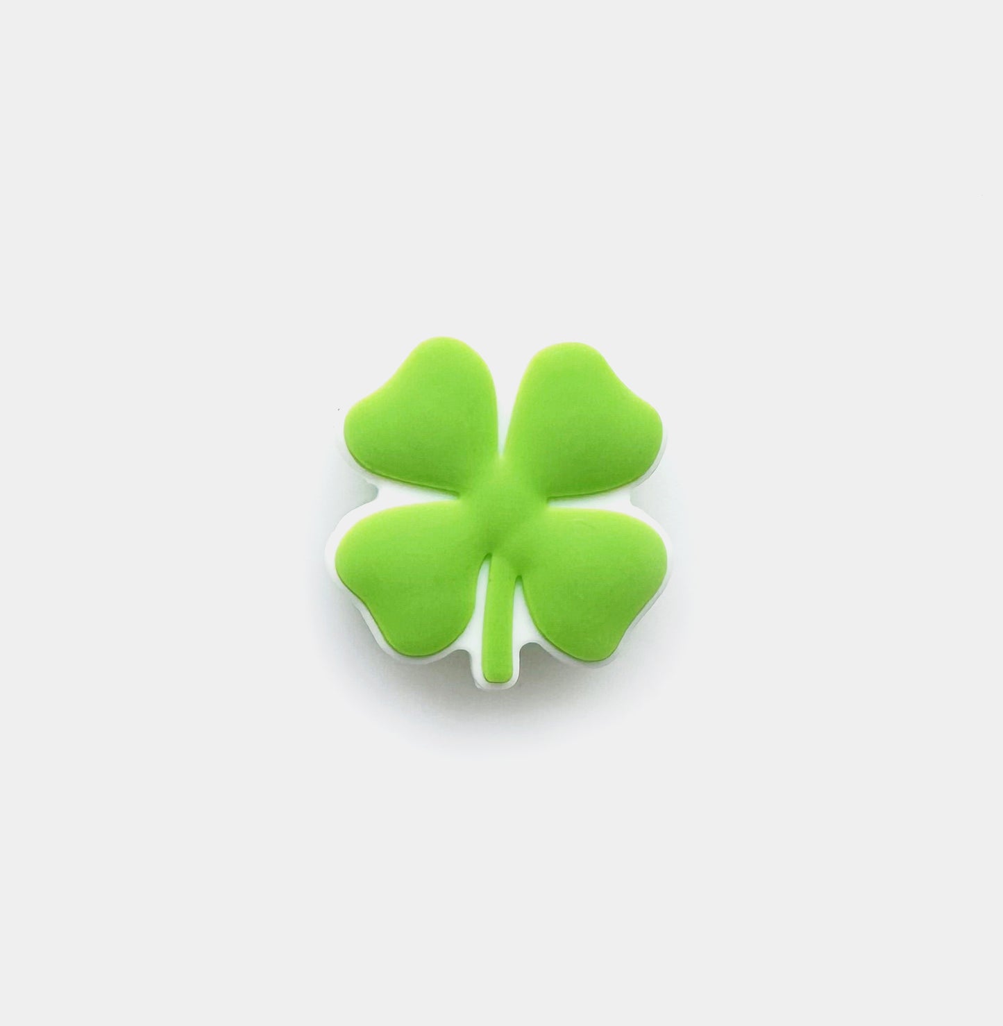 Four Leaf Clover Silicone Focal Beads