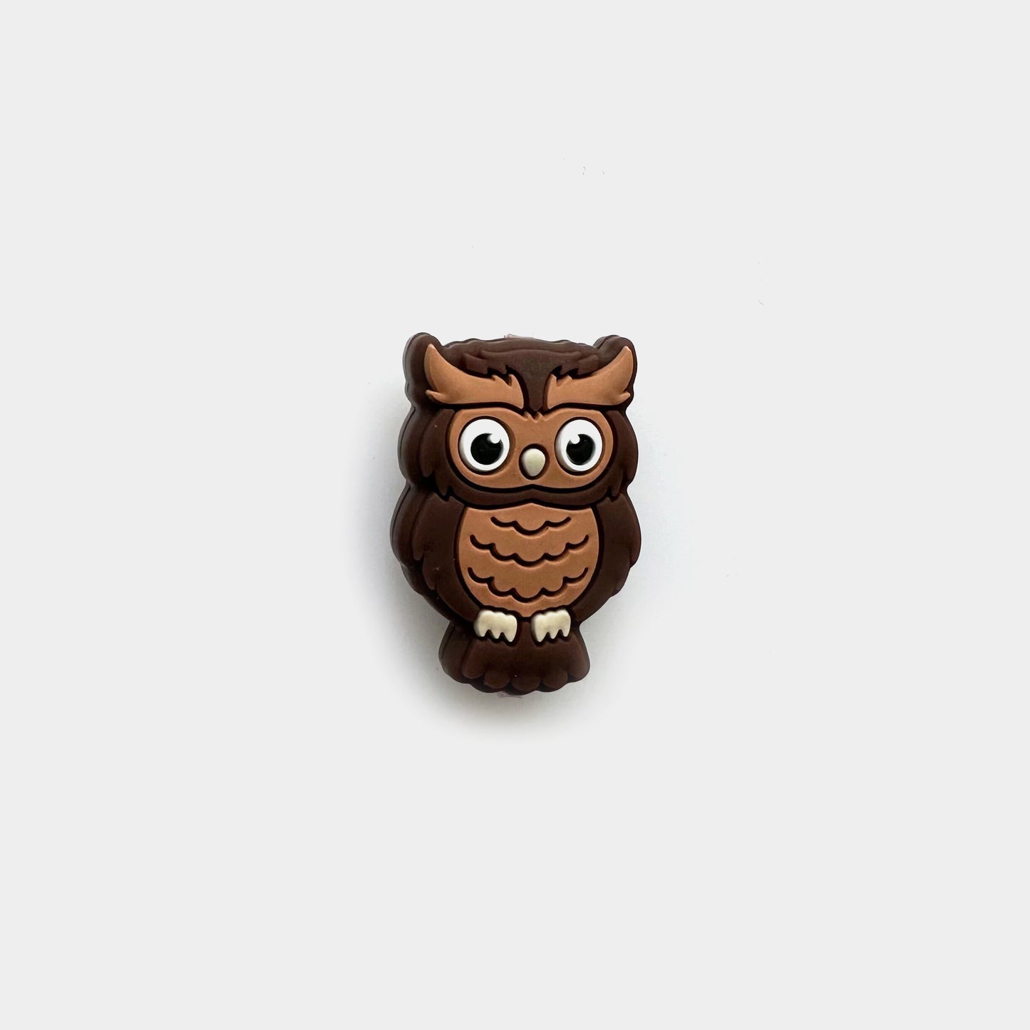 Owl Focal Silicone Beads