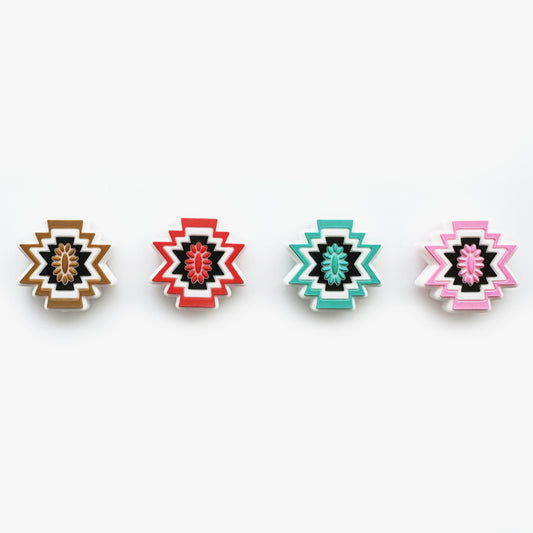 Western Aztec Focal Silicone Beads