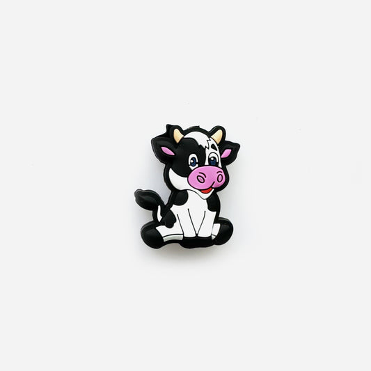 Cow Focal Silicone Beads