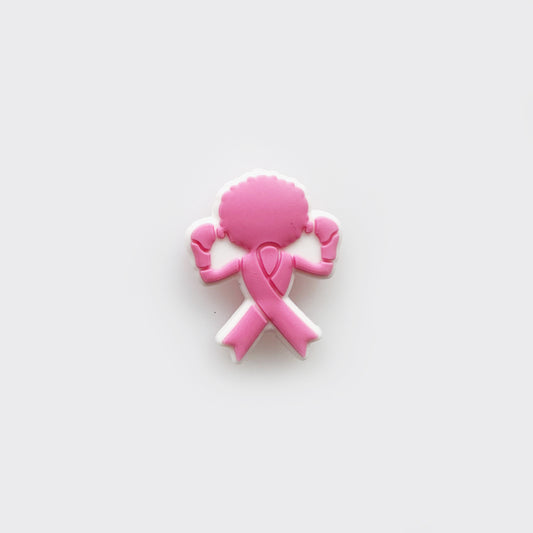 Pink Ribbon Breast Cancer Awareness Beads