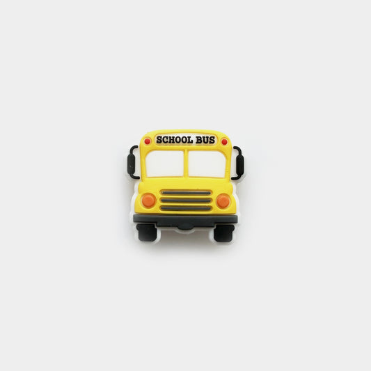 School Bus Focal Silicone Beads