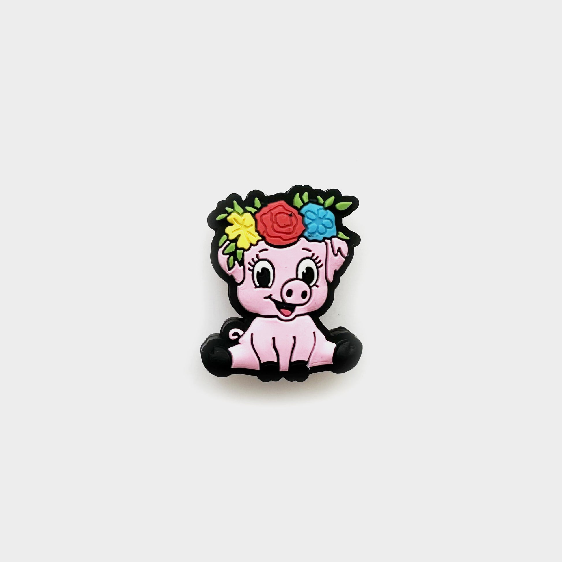 Pig Focal Silicone Beads